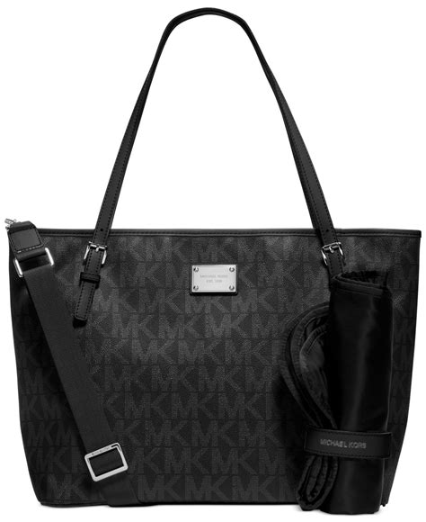 michael kors diaper bag black